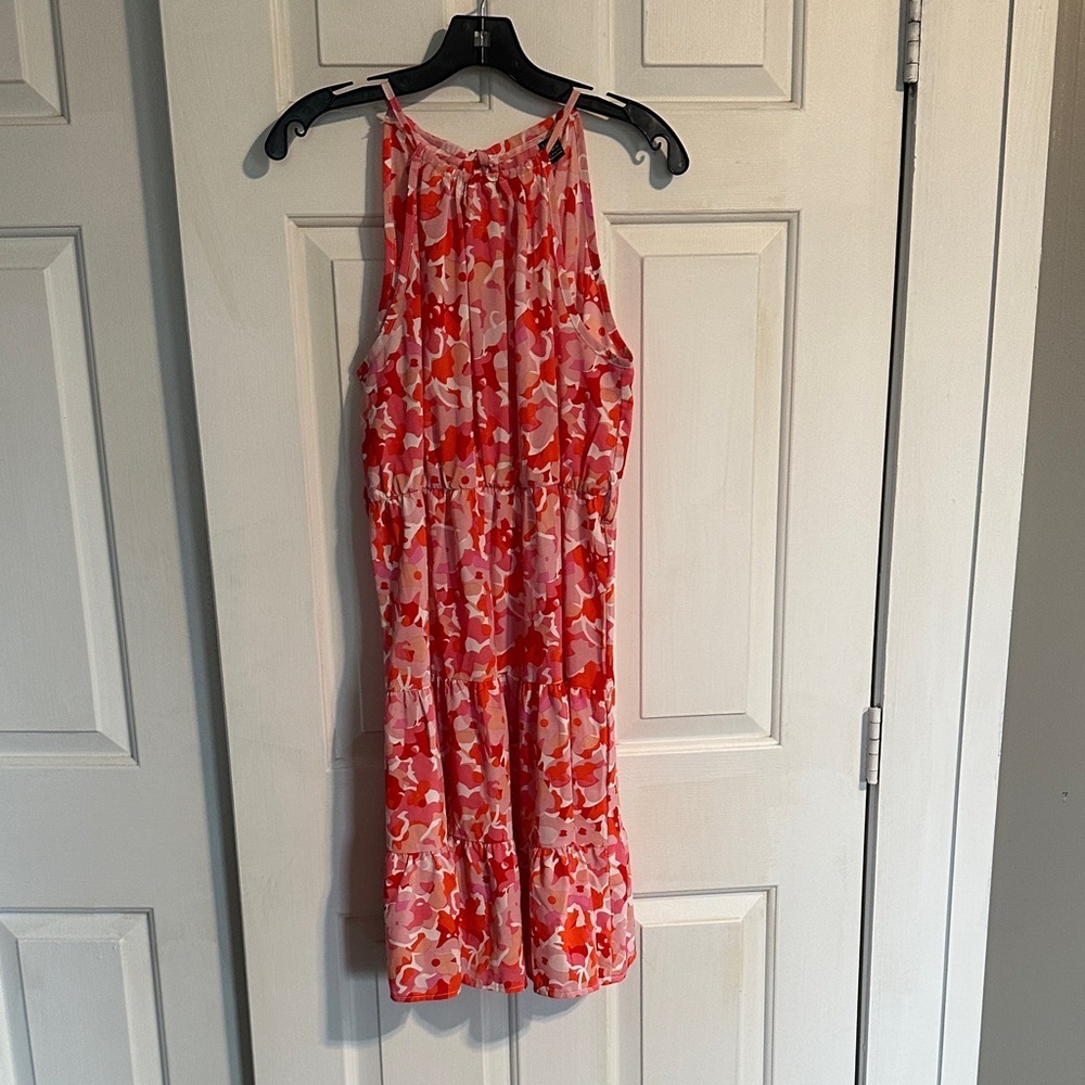 SHEIN pink and orange dress size large women’s - Picture 1 of 3